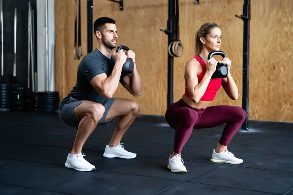 exercices avec goblet squat