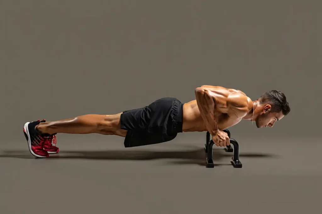 pompes avec poignées