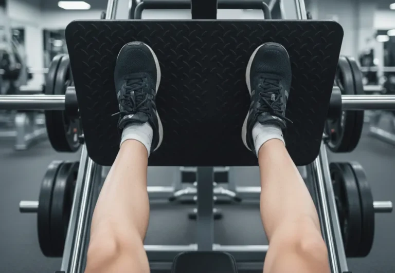 positionnement pieds presse