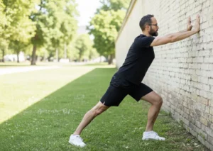 étirement des mollets